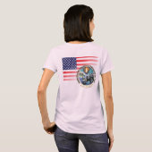メッセー前向きジシャツ Tシャツ (裏面フル)