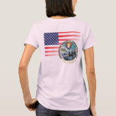 メッセー前向きジシャツ Tシャツ (裏面)