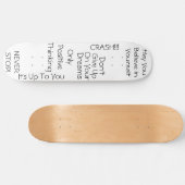 メッセー前向きジ スケートボード (横)