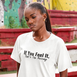 メッセー感じジ Tシャツ