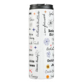 メッセー感動的ジ熱タンブラー タンブラー (裏面)