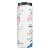 メッセー感動的ジ熱タンブラー タンブラー (裏面)