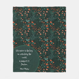 メッセー感動的ジ フリースブランケット