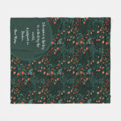 メッセー感動的ジ フリースブランケット (正面(横))