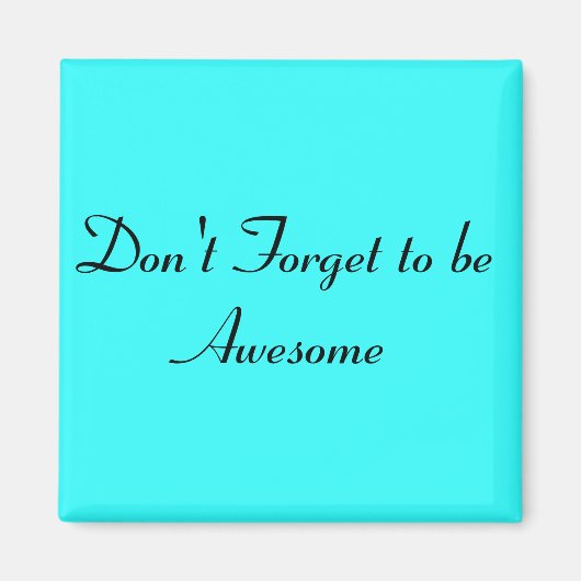 メッセー感動的ジ マグネット (正面)