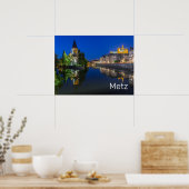 メッツテンプルノイフフランスナイトモゼルお土産 ポスター (キッチン)