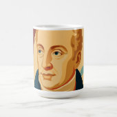 メッテルニッヒモダン：ヴィンテージポスター コーヒーマグカップ (中央)