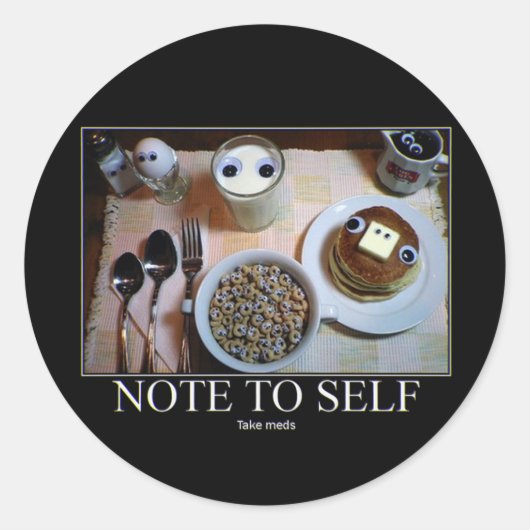 メッドを取れ！シール ラウンドシール (正面)