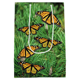 メッド抱き枕（昆虫）オオカバマダラ、モナークオンパインブリューズ ミディアムペーパーバッグ