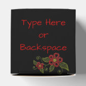 メティギフトボックスパーソナライズ先住民ビーディングギフトボックス フェイバーボックス (上部)