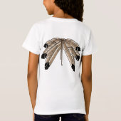 メティスアートキッドのTシャツファースト国家アートキッドズティー Tシャツ (裏面)