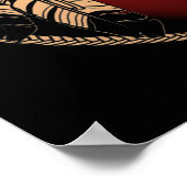 メティスアートポスタースピリット動物先住民プリントポスター ポスター (角)