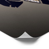 メティスアートポスタースピリット動物先住民プリントポスター ポスター (角)