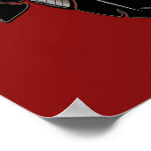 メティスアートポスタースピリット動物先住民プリントポスター ポスター (角)