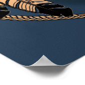 メティスアートポスターMetis反逆ウルフプリントポスター ポスター (角)