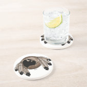 メティスコースターズファースト・ネーションズプライド野生生物ギフト コースター (側面)