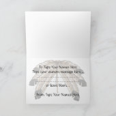 メティスネイションカード先住民野生生物挨拶カード カード (内部)