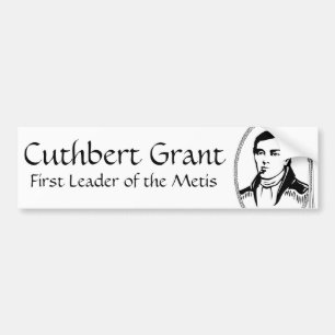 メティスネイションバンパーステッカーCuthbertグラントステッカー バンパーステッカー