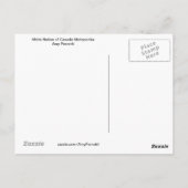 メティスネーションオブカナダマトリヨシュカポストカード ポストカード (裏面)