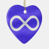 メティスフラグオーナメントメテパーソナライズされたィスデコレーション セラミックオーナメント (右)