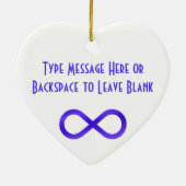 メティスフラグオーナメントメテパーソナライズされたィスデコレーション セラミックオーナメント (裏面)