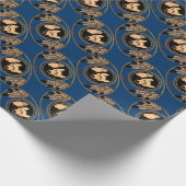 メティスフラッグラッピング紙ファーストネーションズウルフ紙 ラッピングペーパー (角)