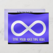 メティスフラッグ招待状パーソナライズされたメティスアートカード 招待状 (正面/裏面)