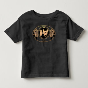 メティスベビーシャツトライバルウルフ反乱旗シャツ トドラーTシャツ