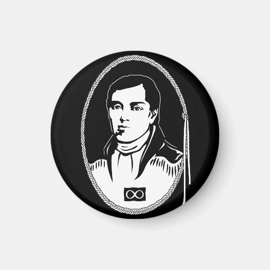 メティス冷蔵庫用マグネットメティスヒーローキュートバートグラントギフト マグネット (正面)