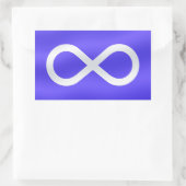 メティス国旗のアートステッカーFirst Nationsアートステッカー 長方形シール (バッグ)