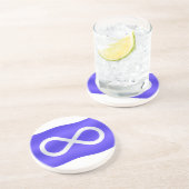 メティス国旗のコースターファーストネーションプライドギフト コースター (側面)