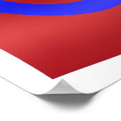 メティス国旗のポスターメティス・カナダ国旗の土産プリント ポスター (角)