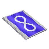 メティス国旗の手帳メティス雑誌ブックギフト ノートブック (右側)