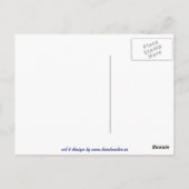 メティス国旗はがきメティス最初の国カード ポストカード (裏面)