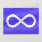 メティス国旗はがきメティス最初の国カード ポストカード (正面)