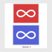 メティス国旗、メティス国旗 シール (シート)