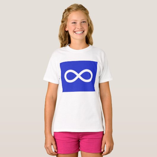メティス国旗、メティス国旗 Tシャツ (正面フル)