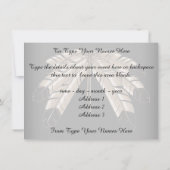 メティス招待状パーソナライズされた先住民アートカード 招待状 (裏面)