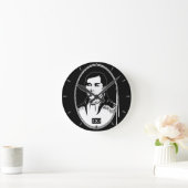 メティス・ヒーロー・クロック・メティス・リーダー・カスバート・グラント・クロック ラウンド壁時計 (ホーム)