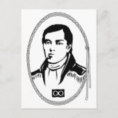 メティス ポストカード 初代メティス指導者 ポストカード (正面)