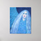 メティリツサスノーガールスネグーロチカクリスマスエンジェル キャンバスプリント (正面)