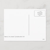 メティリツサスノーガールスネグーロチカクリスマスエンジェル シーズンポストカード (裏面)