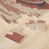 メテオクレーターアリゾナ旅行アートヴィンテージ ジグソーパズル (側面)