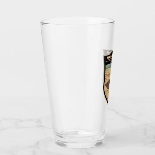 メテオクレーターアリゾナ旅行アートヴィンテージ タンブラーグラス (右)