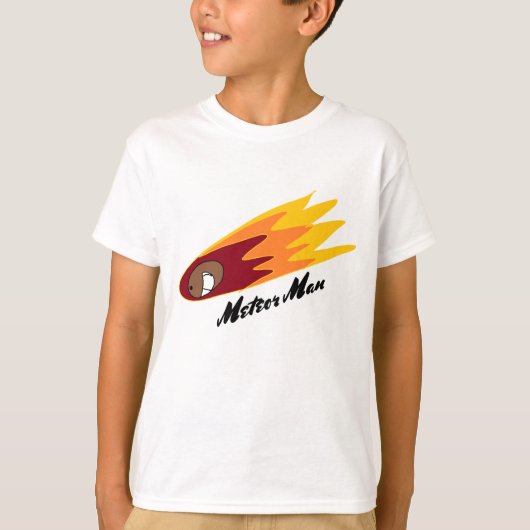 メテオマンオリジナルキャラクターデザインTシャツ Tシャツ (正面)