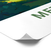 メテオラギリシャ旅行印刷 ポスター (角)