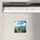 メテオラギリシャ旅行 マグネット (インサイチュ (食洗機))