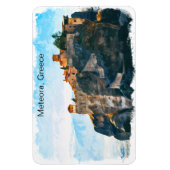 メテオラギリシャ水彩旅行 マグネット (縦)