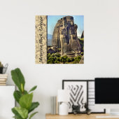 メテオラロック，ギリシャ写真ポスター ポスター (ホームオフィス)