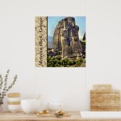 メテオラロック，ギリシャ写真ポスター ポスター (キッチン)